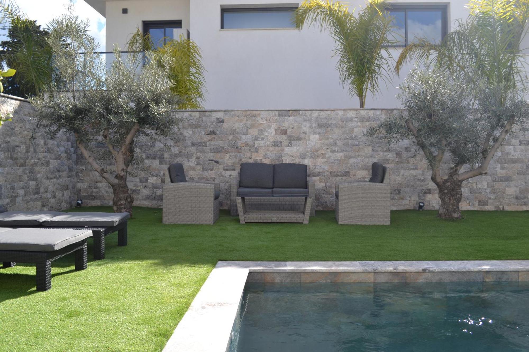 Etoile Du Berger Saint Aygulf 3 Villas Et 4 Appartements Jardin Individuel Et Piscine Chauffee En Saison - La Mer Et Les Plages 450 M Екстериор снимка