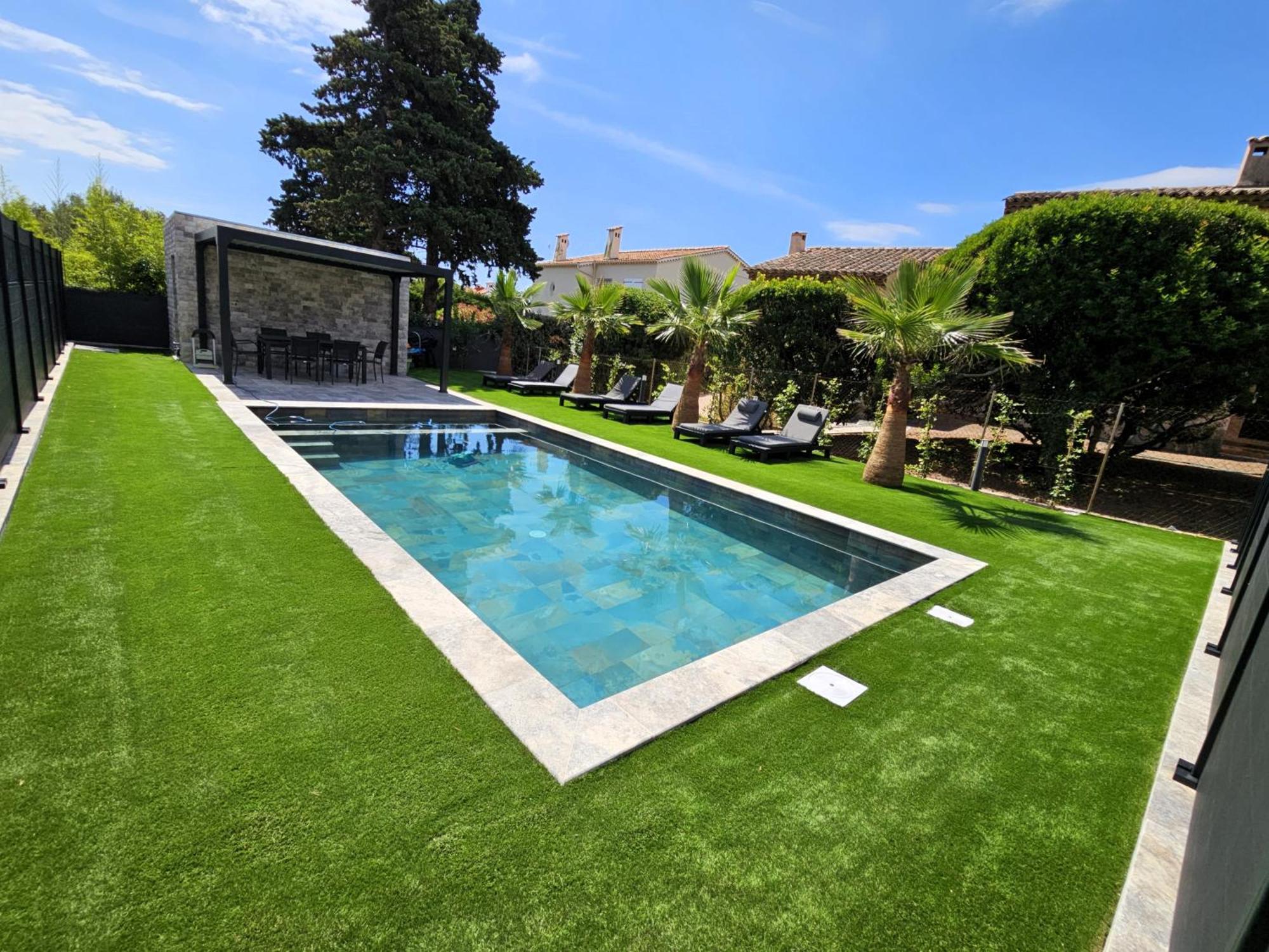 Etoile Du Berger Saint Aygulf 3 Villas Et 4 Appartements Jardin Individuel Et Piscine Chauffee En Saison - La Mer Et Les Plages 450 M Екстериор снимка